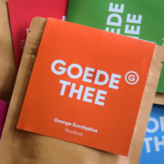 Verschillende verpakkingen 'Goede Thee'