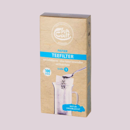 Papieren theefilters van ongebleekt papier voor het zetten van losse thee